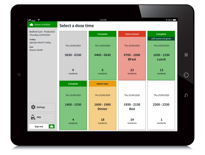 Aged Care Medication Management Dose Tablet